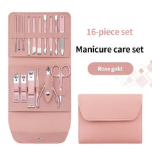 Manicure Pedicure Grooming Kit, Stainless Steel Set, Nail Cutter Set